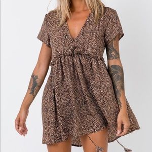 princess Polly underground animal mini dress